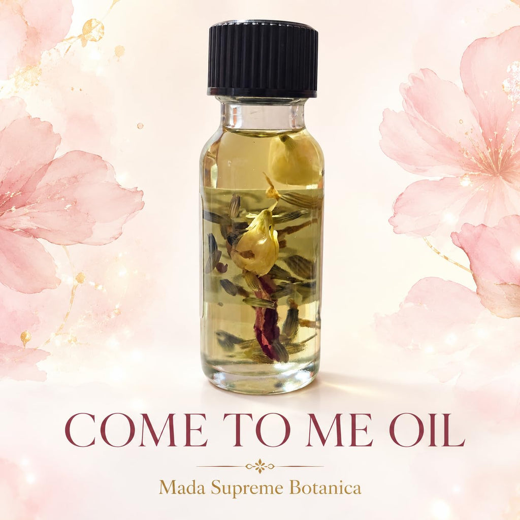 Come to Me Spiritual Oil – Attraction, Love & Relationship Ritual Oil – Mada Supreme Botanica