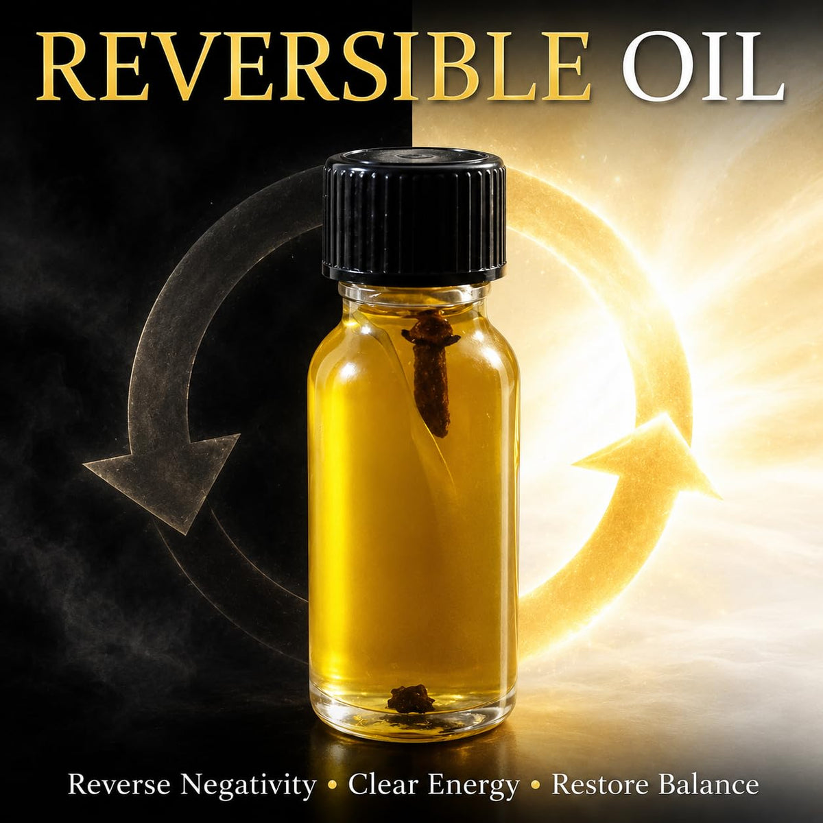 Reversible Spiritual Oil – Return Negative Energy, Protection & Cleansing Ritual Oil – Mada Supreme Botanica