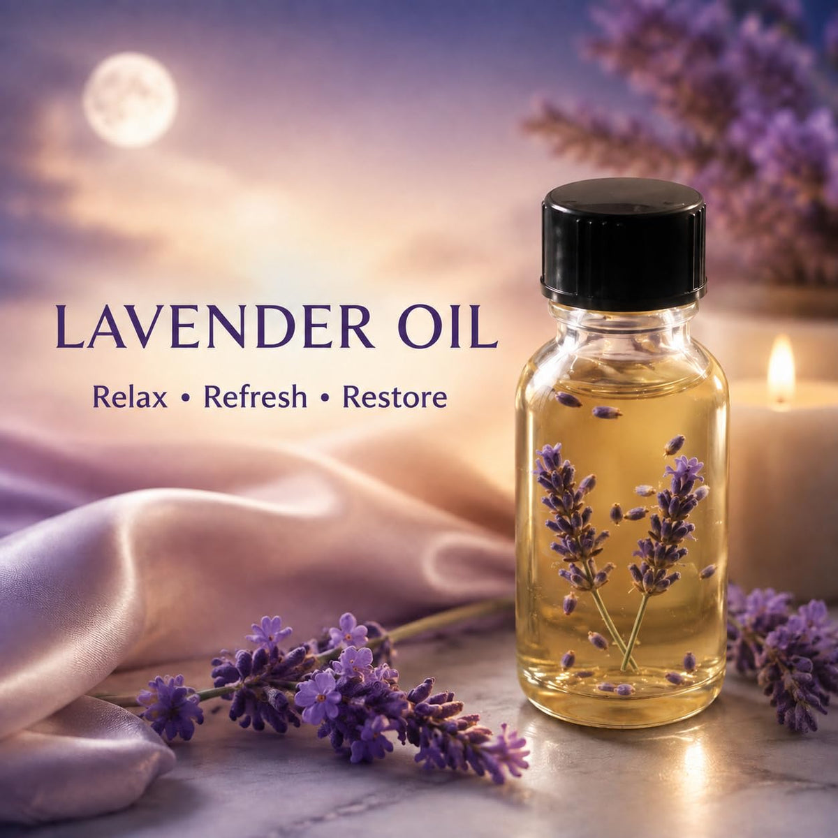 Lavender Spiritual Oil – Peace, Relaxation & Cleansing Ritual Oil – Mada Supreme Botanica