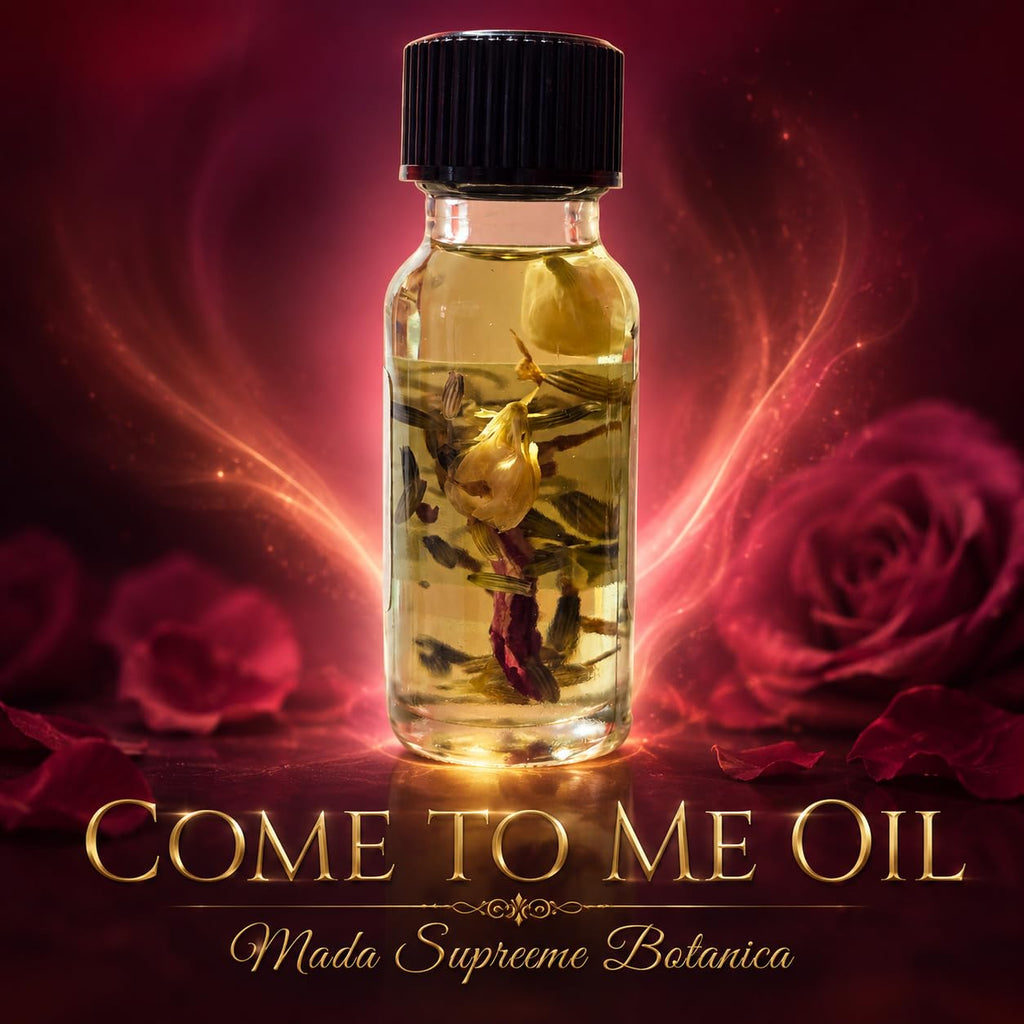 Come to Me Spiritual Oil – Attraction, Love & Relationship Ritual Oil – Mada Supreme Botanica
