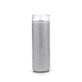 7 Day Plain Gray Candle in Glass Jar