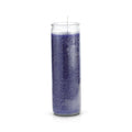 Mystical Purple Glass Pillar Candle, 7-Day, Tall