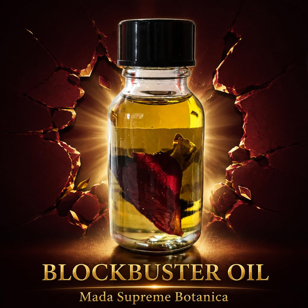 Blockbuster Spiritual Oil – Road Opening, Success & Obstacle Removal Ritual Oil – Mada Supreme Botanica (1oz, Unscented)