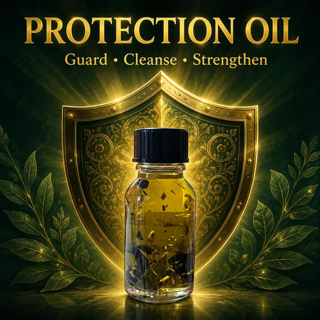 Protection Spiritual Oil – Cleansing, Shielding & Negative Energy Ritual Oil – Mada Supreme Botanica