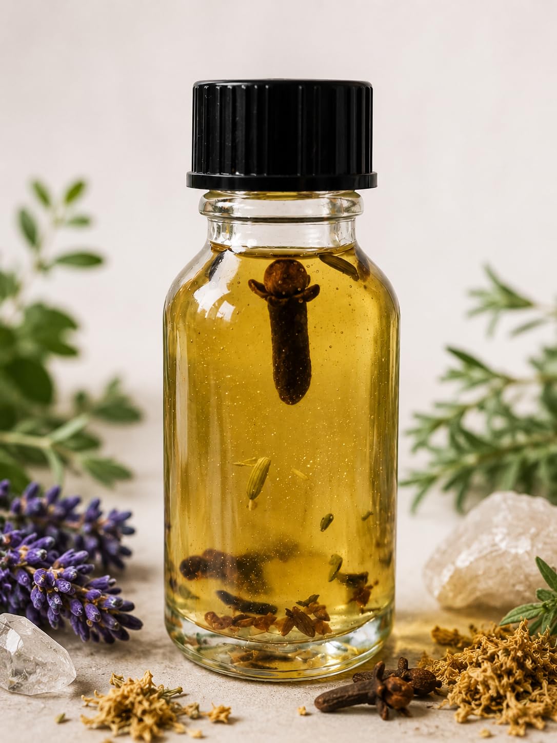 Spiritual Healing Ritual Oil with Botanicals
