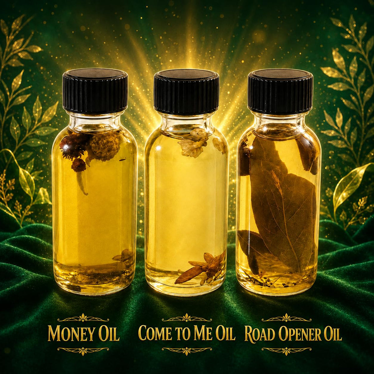 Money Oil 3-Piece Set Come to Me Road Opener 15 mL