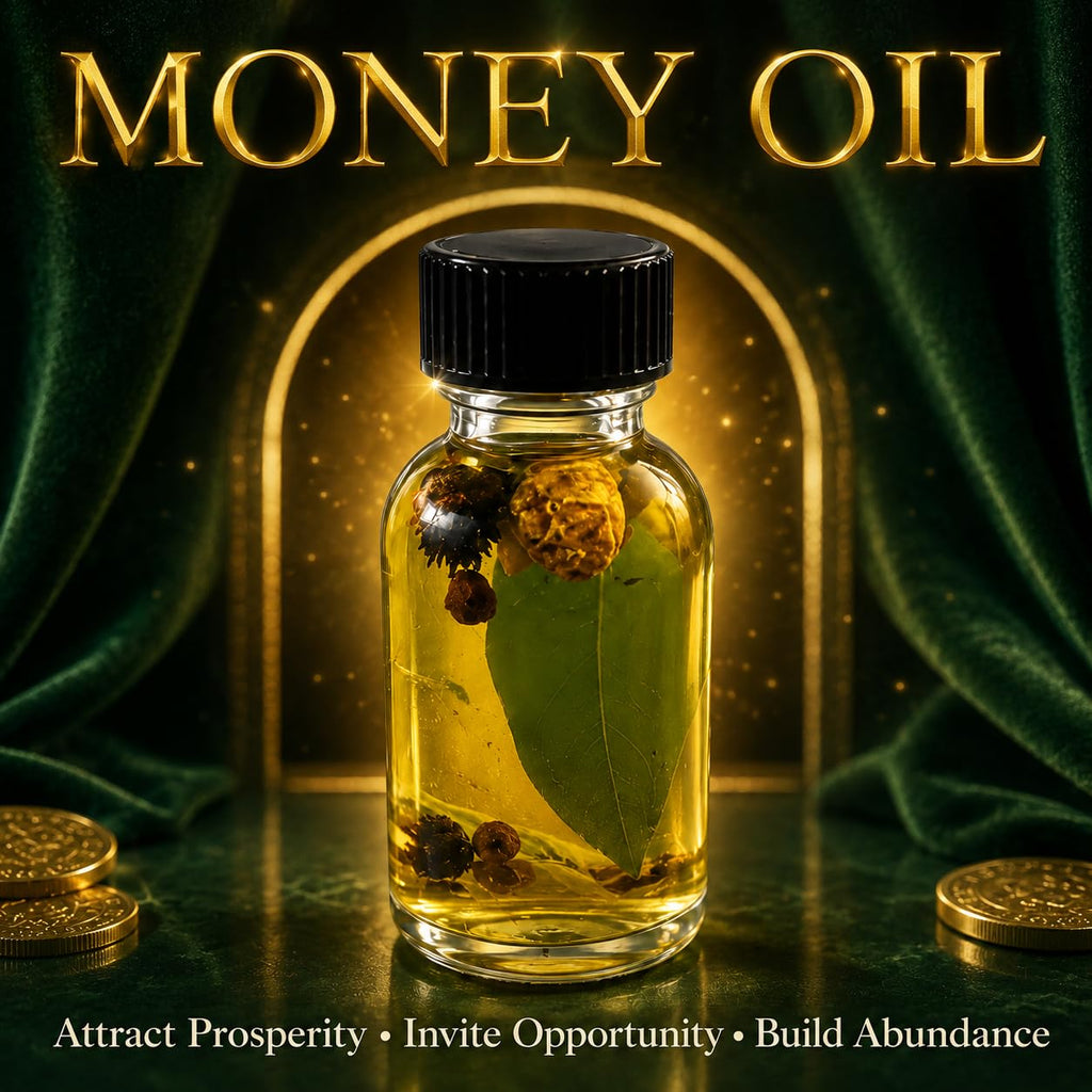 (Money Drawing Spiritual Oil – Prosperity, Abundance & Success Ritual Oil – Mada Supreme Botanica, 1oz(Unscented)