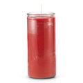 14-Day Plain Red Glass Candle – Spiritual Prayer and Ritual Candle