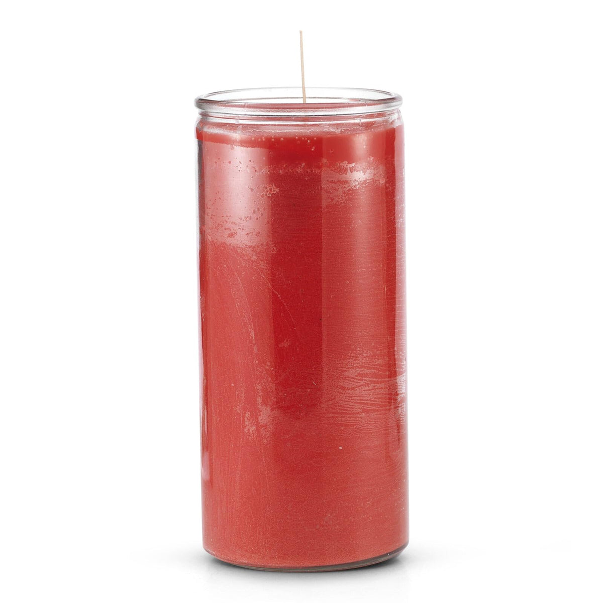 14-Day Plain Red Glass Candle – Spiritual Prayer and Ritual Candle