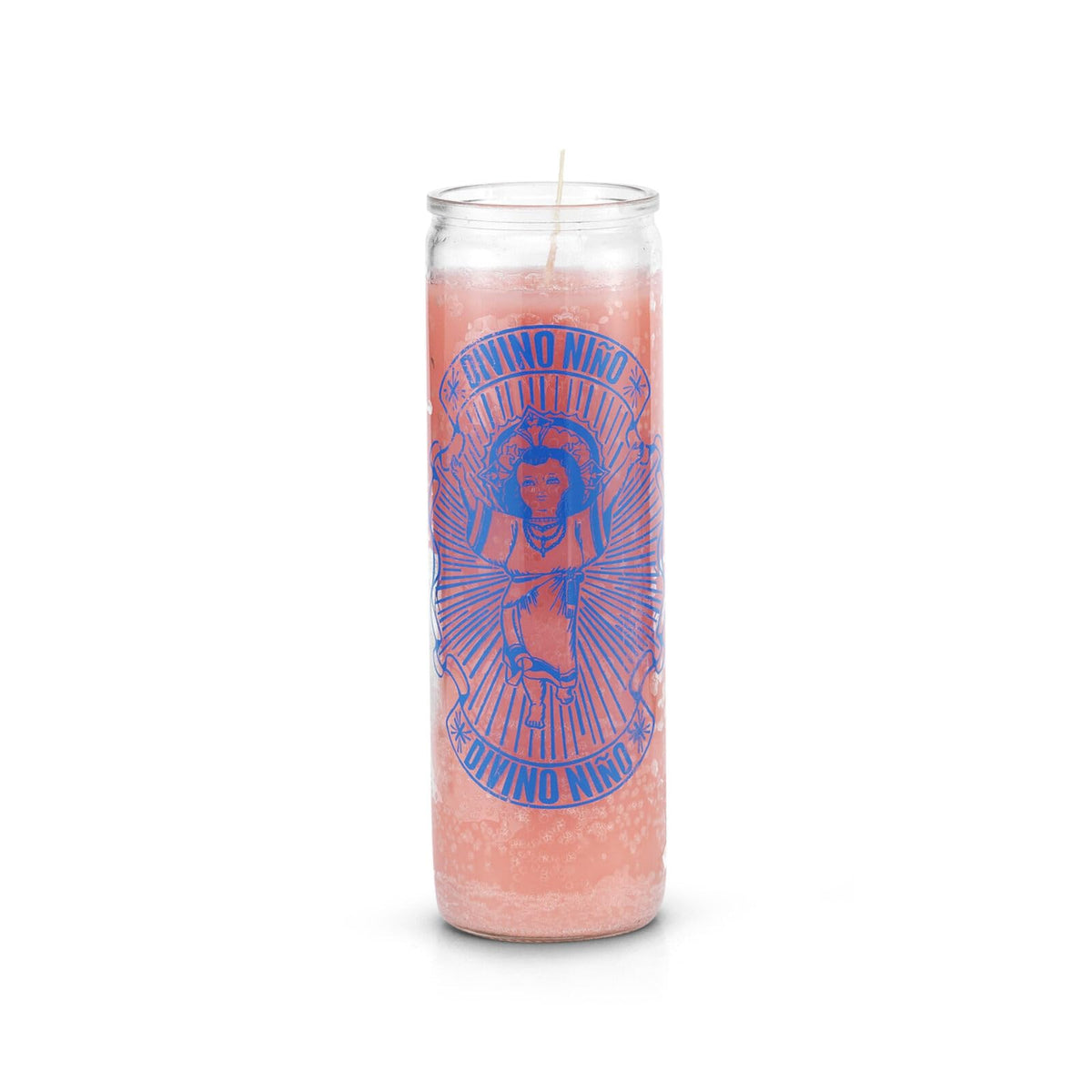 Divino Niño 7-Day Prayer Candle, Pink, Religious Spiritual Candle for Faith, Healing, and Divine Blessings