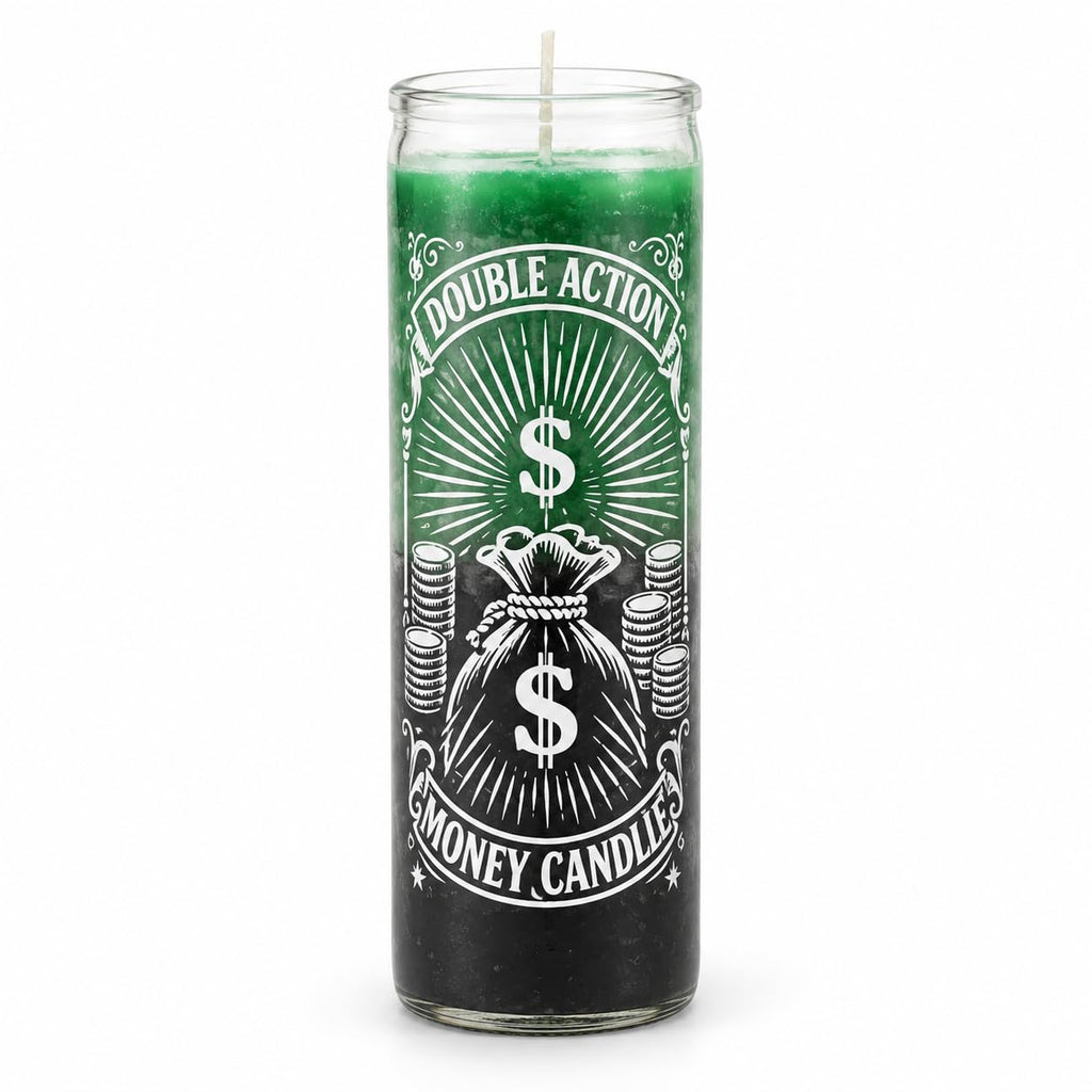 Double Action Money Multicolor 7 Day Prayer Candle
