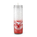 Shango 7 Day Candle, Red and White, Orisha Thunder Warrior King, Justice and Strength Ritual