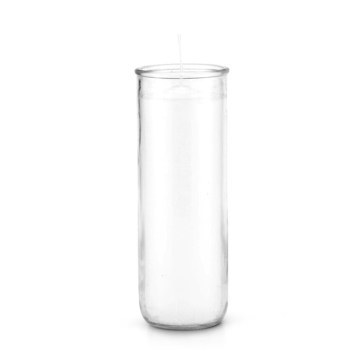 Sacred Spirit 7 Day Plain White Glass Prayer Candle