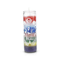 7 Day 7 African Powers Candle, Siete Potencias Africanas, Multicolor