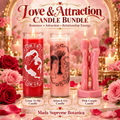 Love & Attraction Candle Bundle – Come To Me, Adam & Eve & Pink Couple Candle – Mada Supreme Botanica