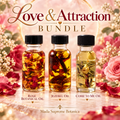 Love & Attraction Spiritual Oil Bundle – Rose Botanical Oil, Jezebel Oil & Come To Me Oil