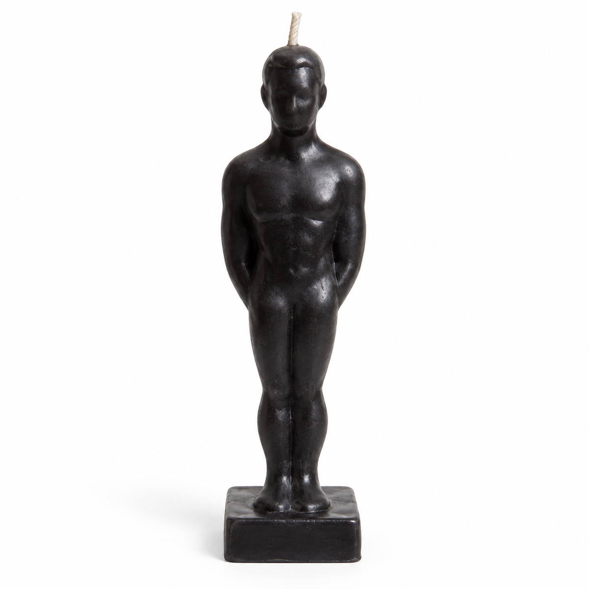 Black Male Figure Candle for Protection and Spell Breaking, Human Shape Ritual Candle