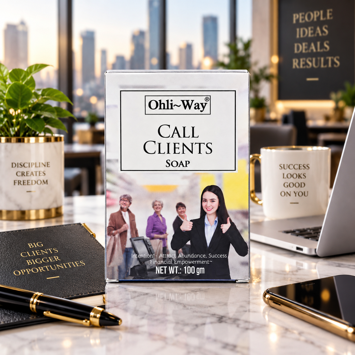 Ohli-Way Call Clients Soap 100g – Business Success & Attraction Spiritual Soap