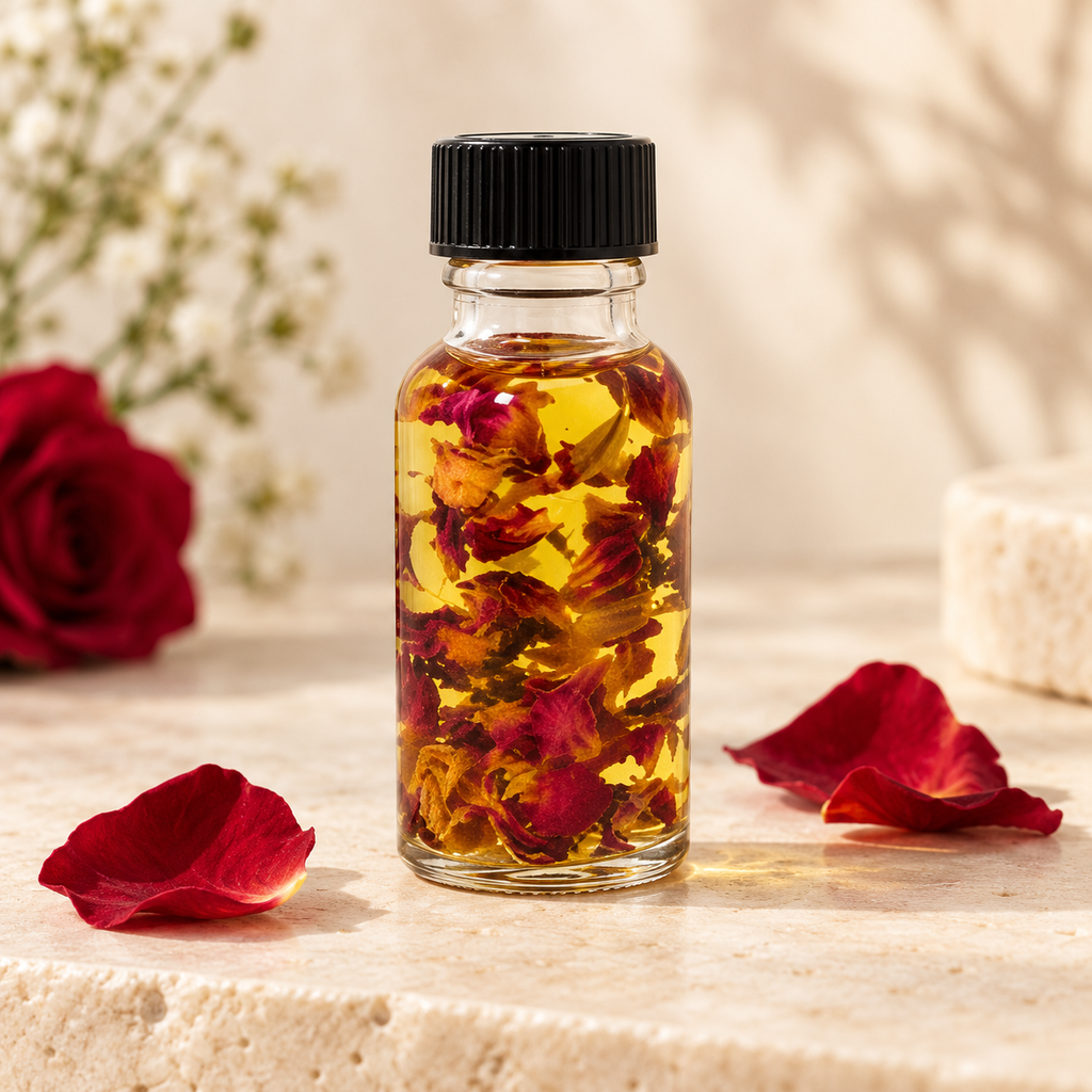 Love Attraction Spiritual Oil with Rose Botanicals
