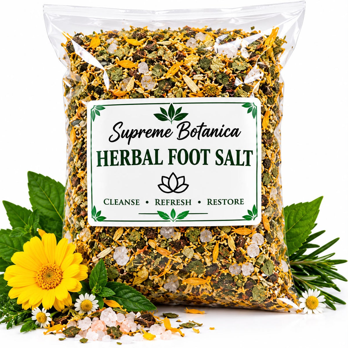 Herbal Foot Salt Soak