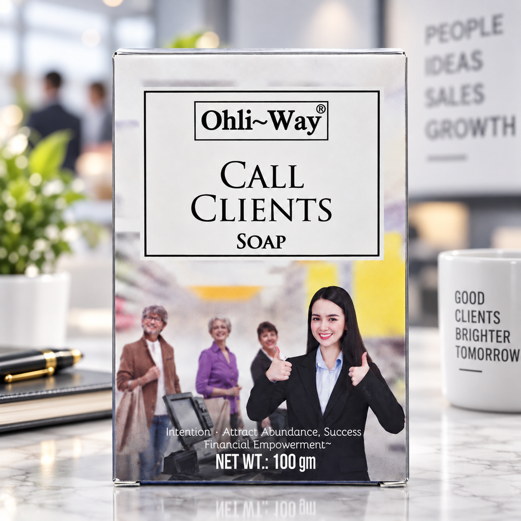 Ohli-Way Call Clients Soap 100g – Business Success & Attraction Spiritual Soap