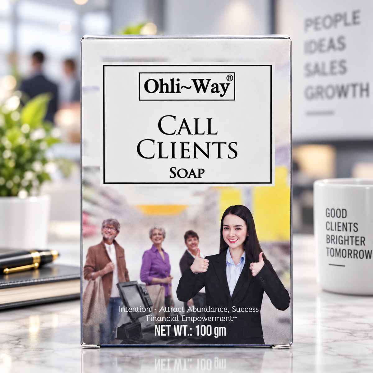 Ohli-Way Call Clients Soap 100g – Business Success & Attraction Spiritual Soap
